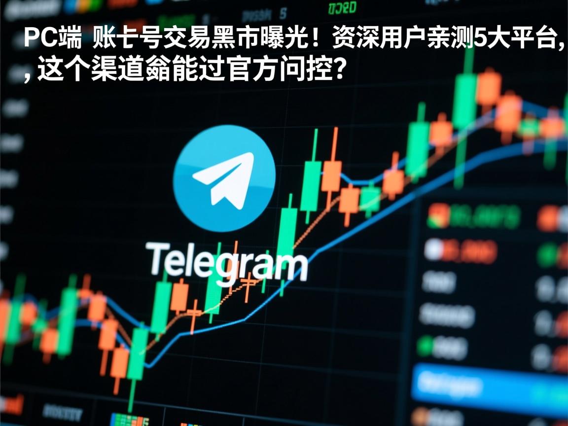 PC端Telegram账号交易黑市曝光!资深用户亲测5大平台,这个渠道竟能过官方风控?