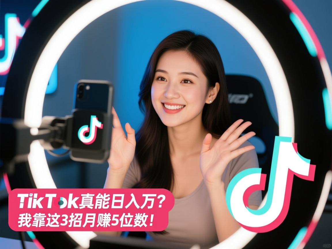 TikTok直播真能日入过万？95后宝妈亲述，我靠这3招月赚5位数！