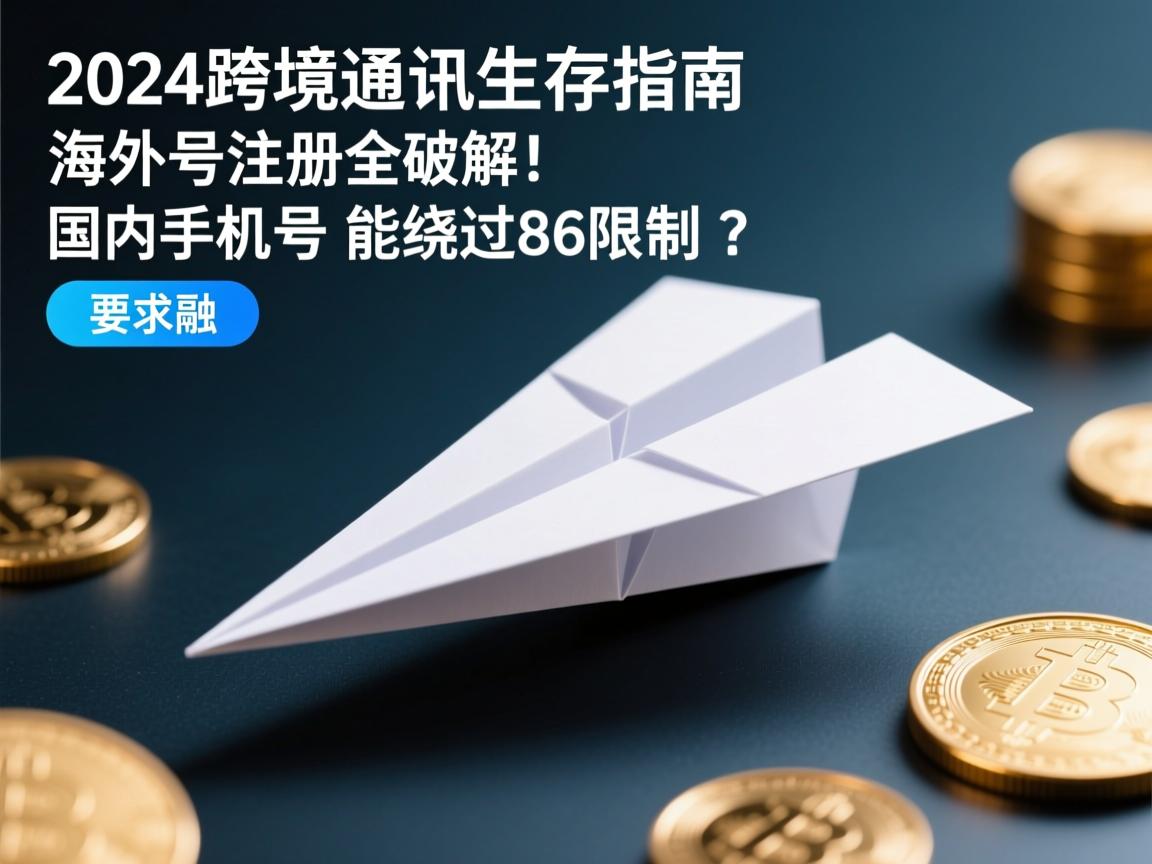 2024跨境通讯生存指南,纸飞机海外号注册全破解,国内手机号竟能绕过86限制?