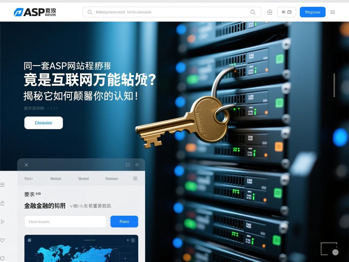 同一套ASP网站程序,竟是互联网的万能钥匙?揭秘它如何颠覆你的服务器认知!