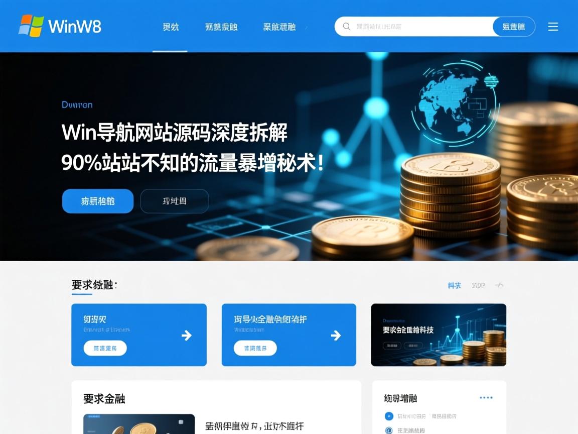 Win8导航网站源码深度拆解，90%站长不知的流量暴增秘术！