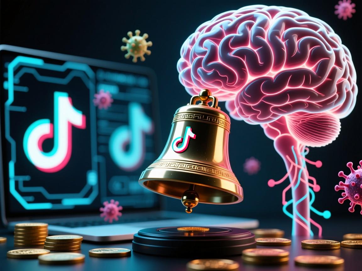 AI解析,TikTok钟声病毒传播背后的神经科学密码!