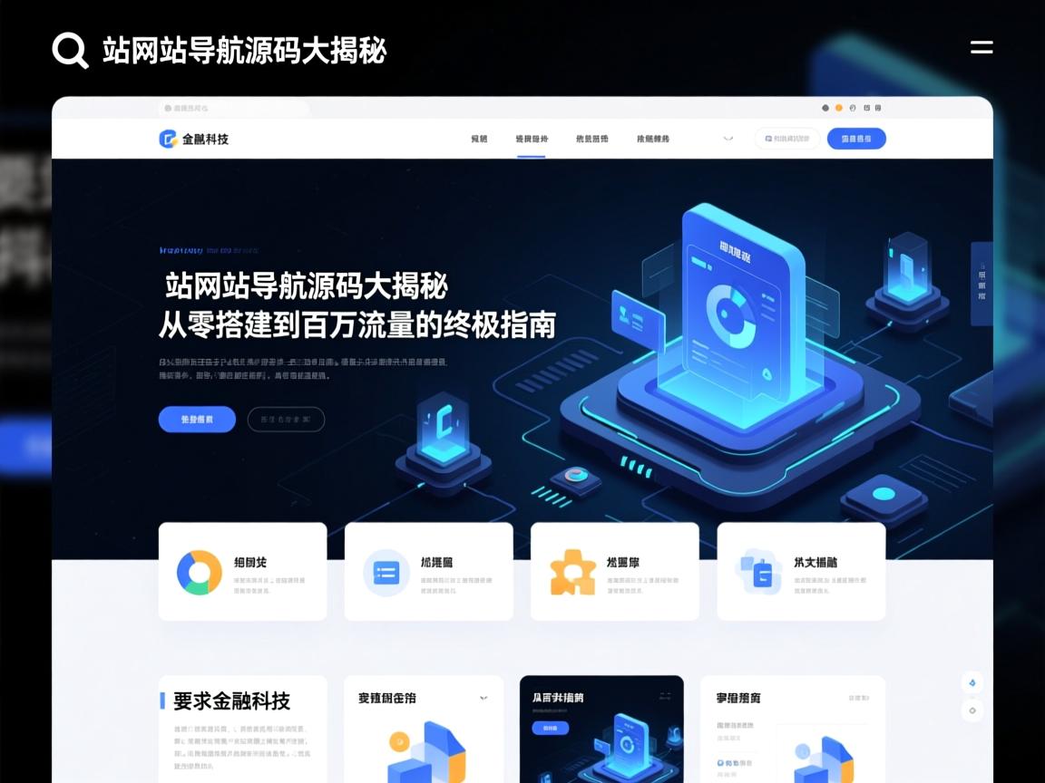 🔍整站网站导航源码大揭秘，从零搭建到百万流量的终极指南