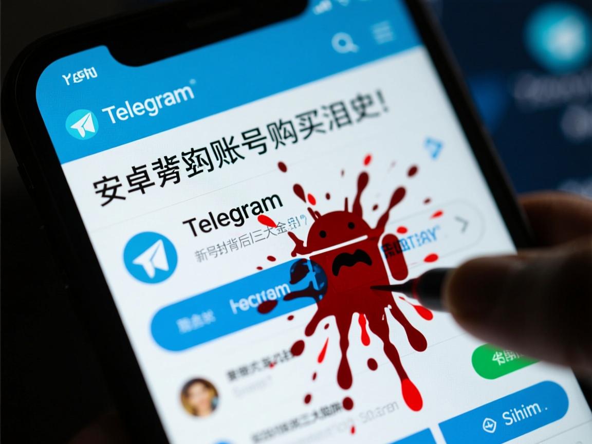 安卓Telegram账号购买血泪史!新号秒封背后的三大陷阱