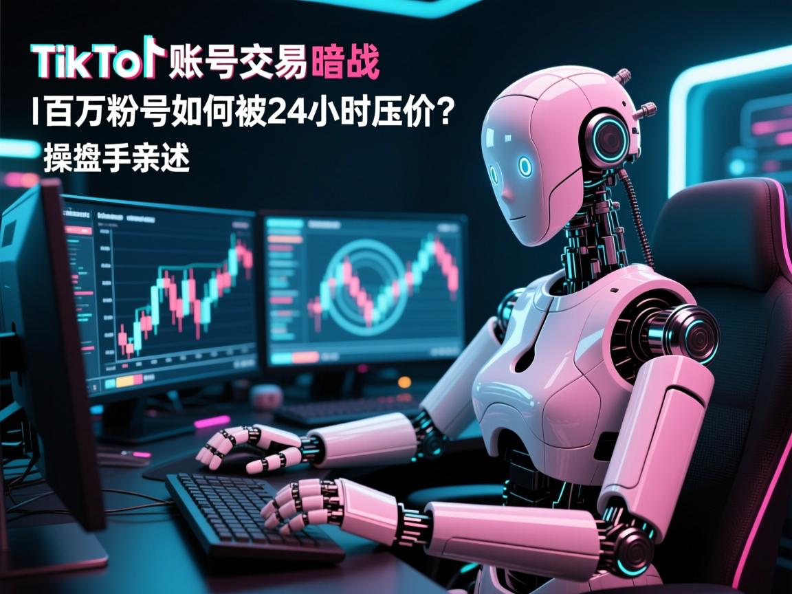 TikTok账号交易暗战，AI操盘手亲述，百万粉号如何被机器人24小时压价？