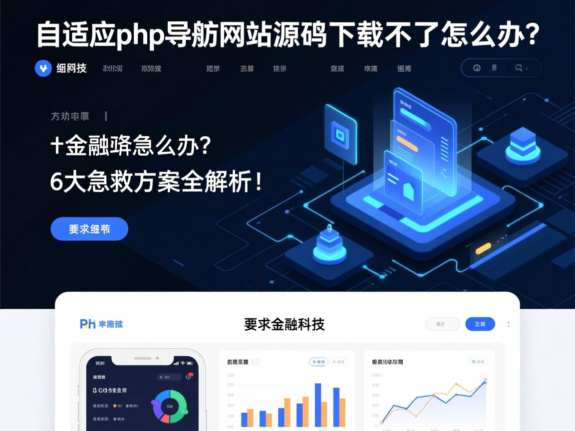 自适应php导航网站源码下载不了怎么办？6大急救方案全解析！
