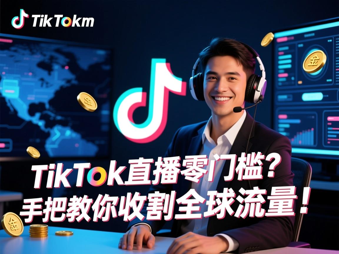 TikTok直播零门槛?手把手教你收割全球流量!