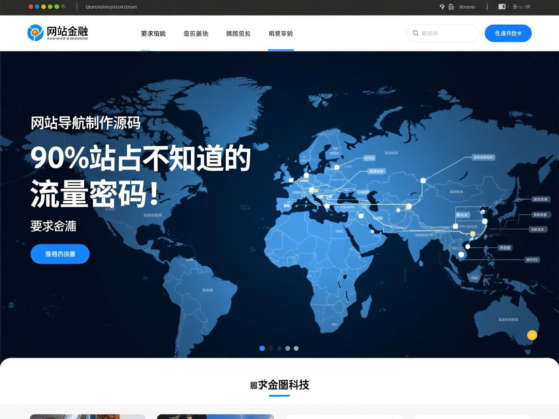 网站导航地图制作源码,90%站长不知道的流量密码!