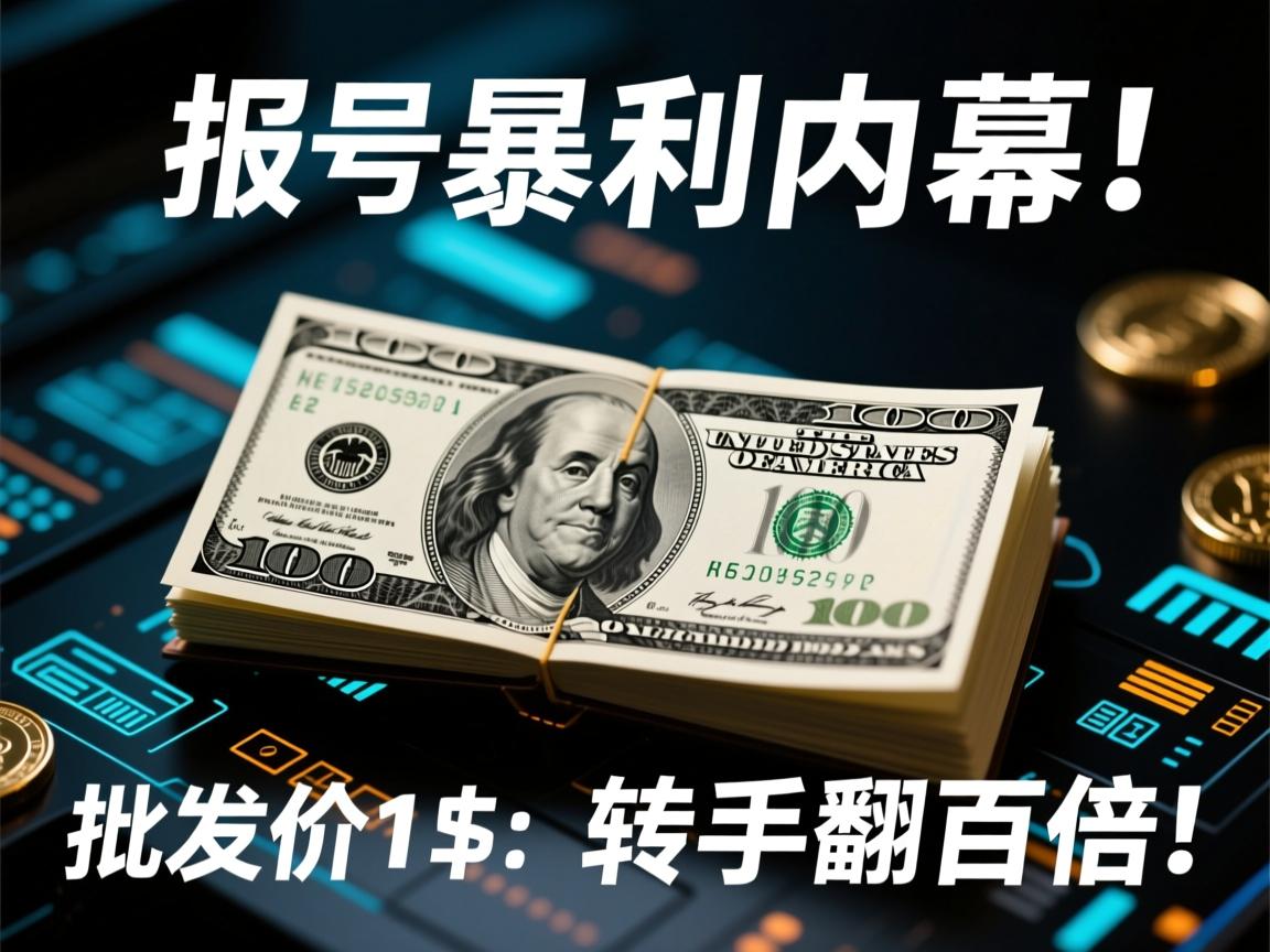 电报号交易暴利内幕,批发价1美元,转手翻百倍!