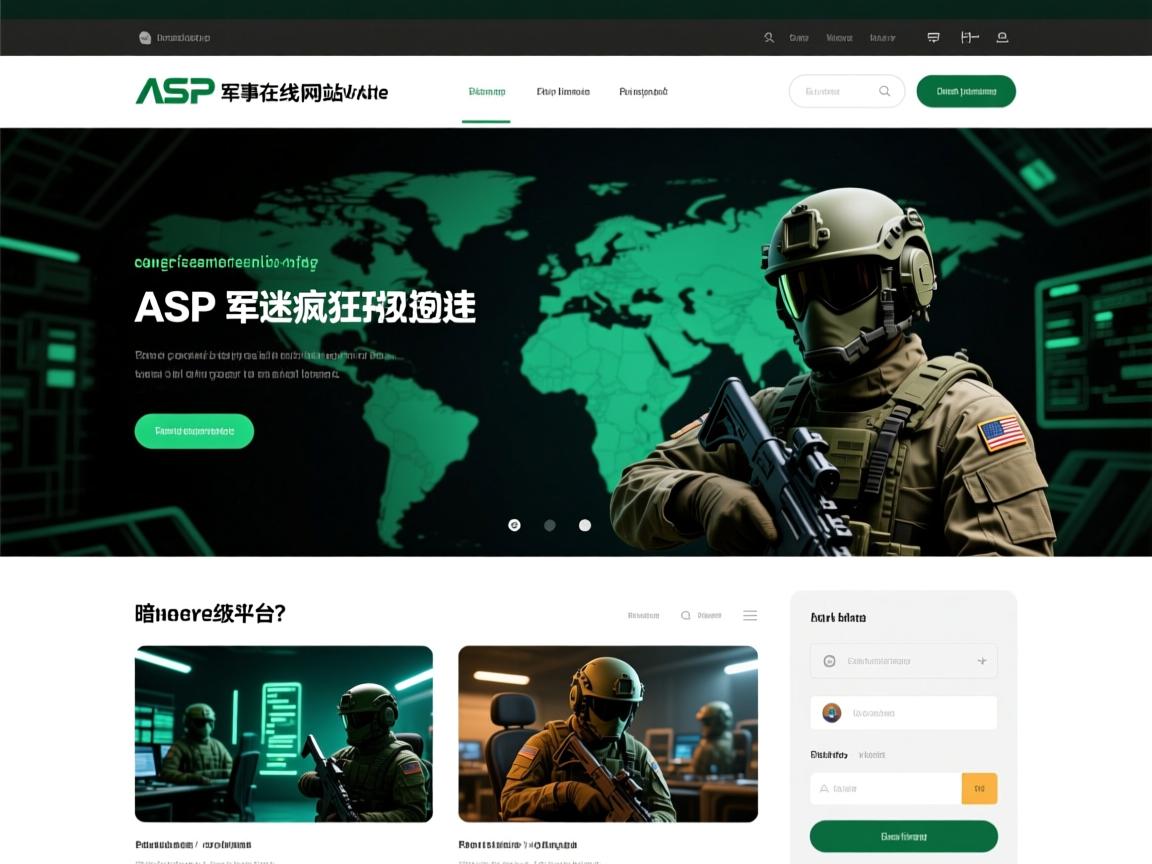 ASP军事在线网站,一个被全球军迷疯狂追捧的暗网级平台?