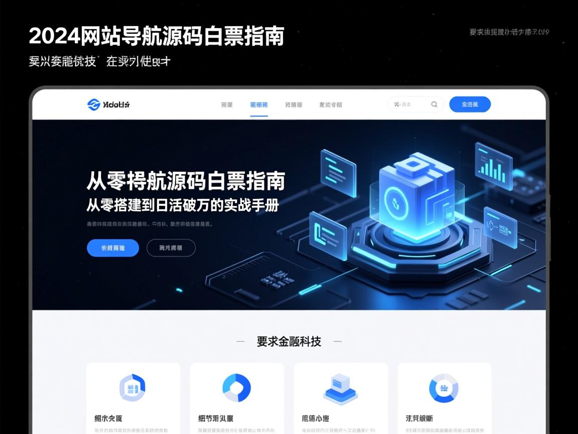 2024网站导航源码白嫖指南,从零搭建到日活破万的实战手册