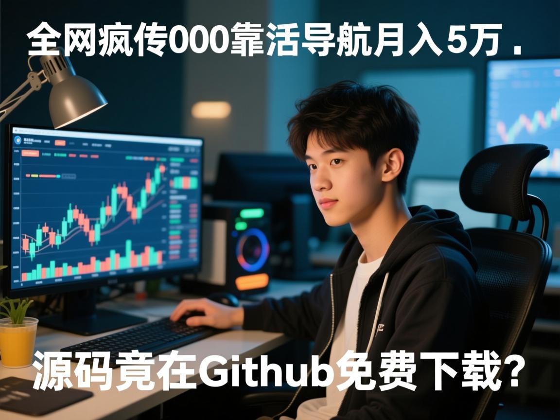 全网疯传！00后靠活导航月入5万，源码竟在GitHub免费下载？