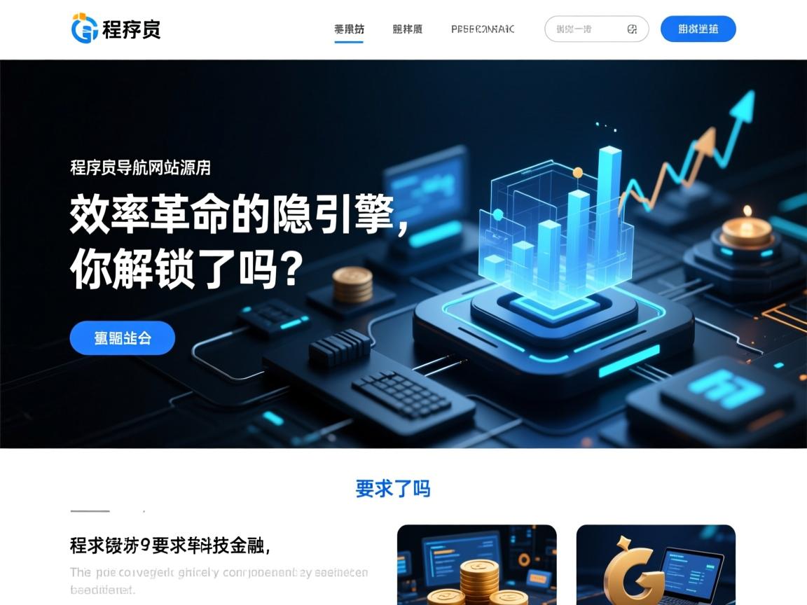 程序员导航网站源码，效率革命的隐形引擎，你解锁了吗？