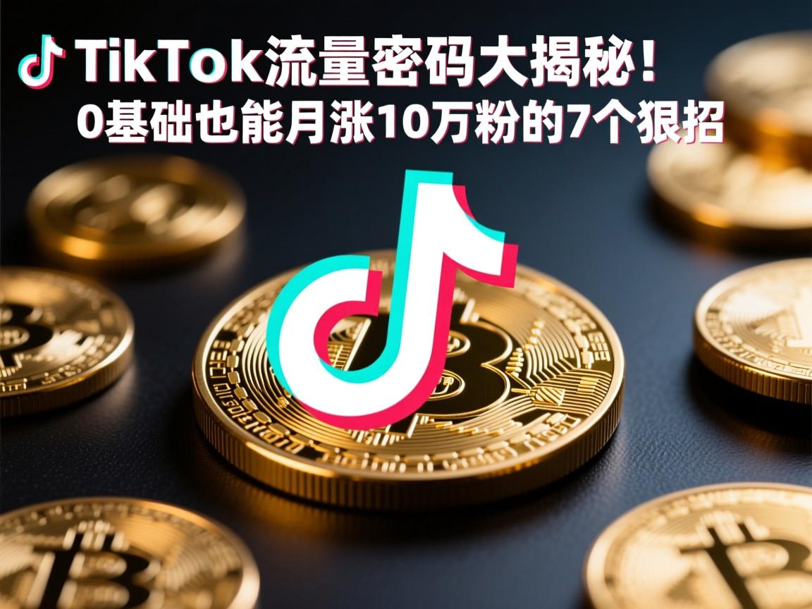 TikTok流量密码大揭秘！0基础也能月涨10万粉的7个狠招
