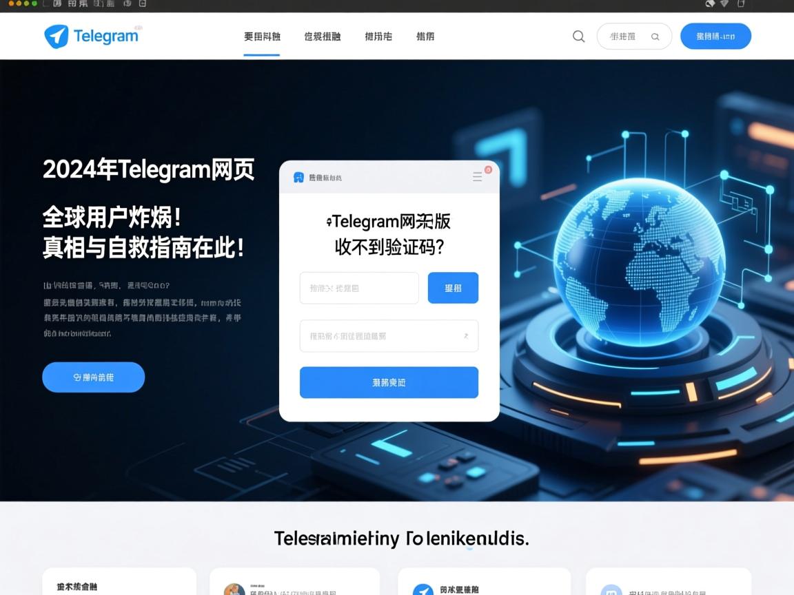 2024年Telegram网页版收不到验证码？全球用户炸锅！真相与自救指南在此！