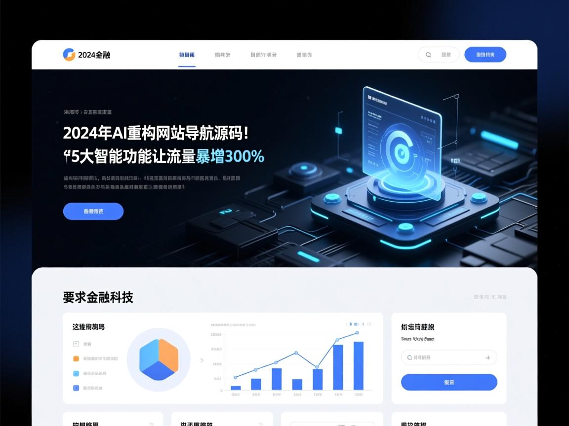 2024年AI重构网站导航源码!这5大智能功能让流量暴增300%