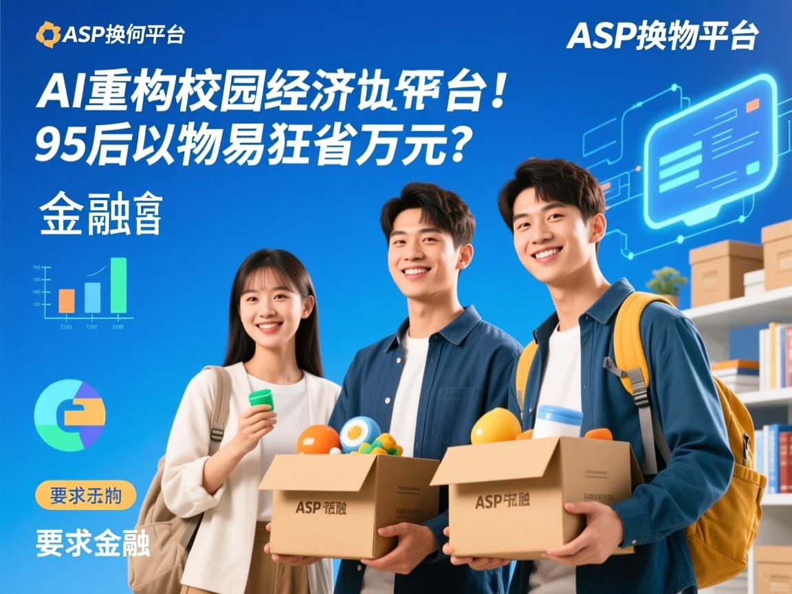 AI重构校园经济！ASP换物平台如何让95后以物易物狂省万元？
