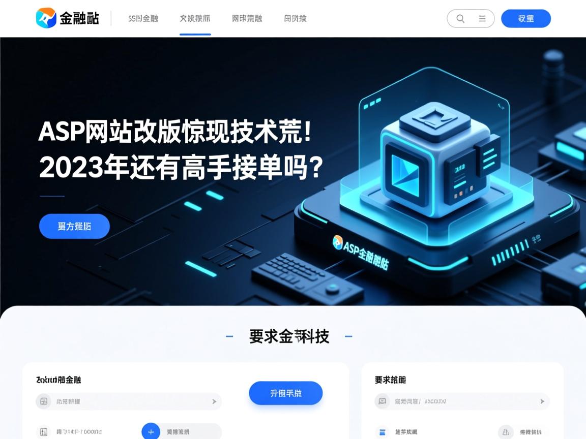 ASP网站改版惊现技术荒！2023年还有高手接单吗？