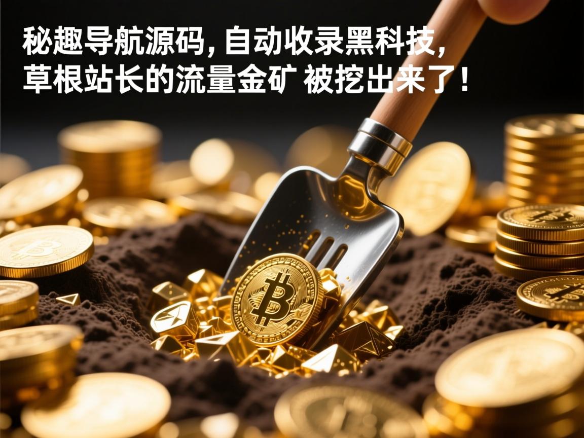 秘趣导航源码,自动收录黑科技,草根站长的流量金矿被挖出来了!