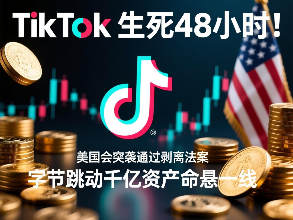TikTok生死48小时!美国会突袭通过剥离法案,字节跳动千亿资产命悬一线