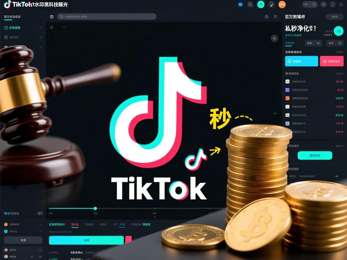 TikTok去水印黑科技曝光!百万剪辑师私藏的3秒净化术,小心这些法律雷区