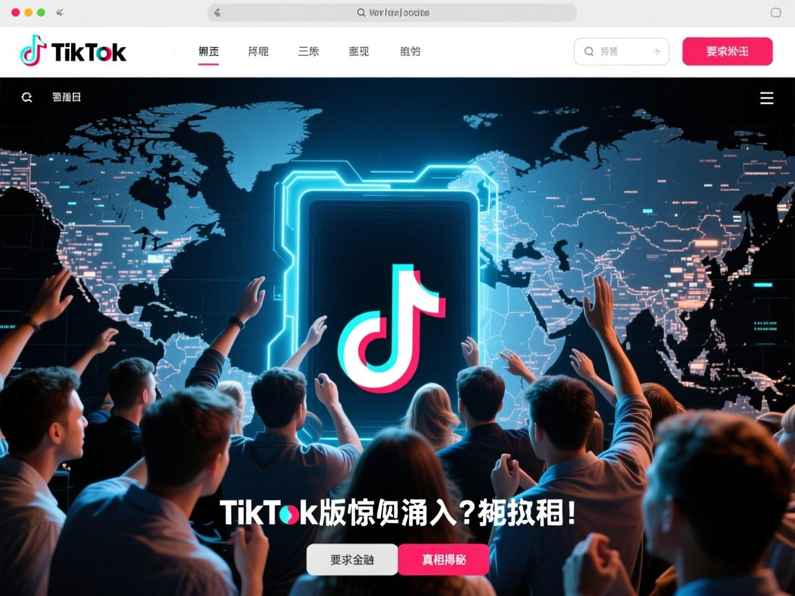 TikTok网页版惊现神秘入口？全球用户疯狂涌入的真相揭秘！