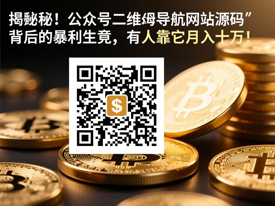 揭秘！公众号二维码导航网站源码背后的暴利生意，有人靠它月入十万！