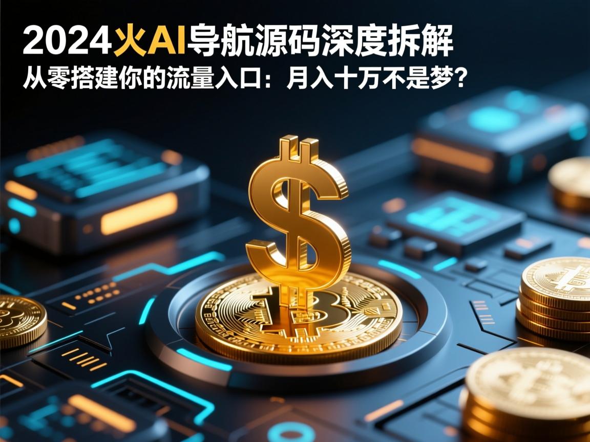 2024最火AI导航源码深度拆解,从零搭建你的流量入口,月入十万不是梦?