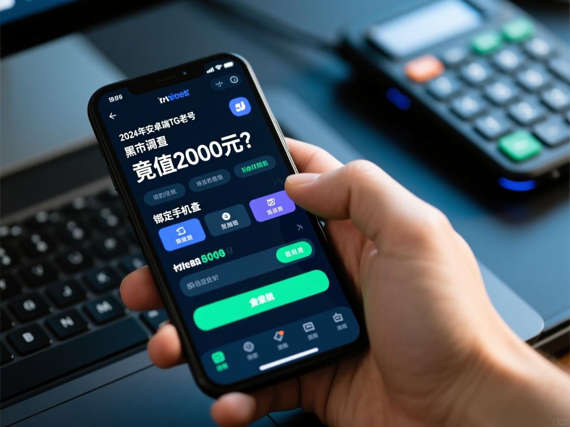 2024年安卓端TG老号交易黑市调查,一个绑定手机号竟值2000元?