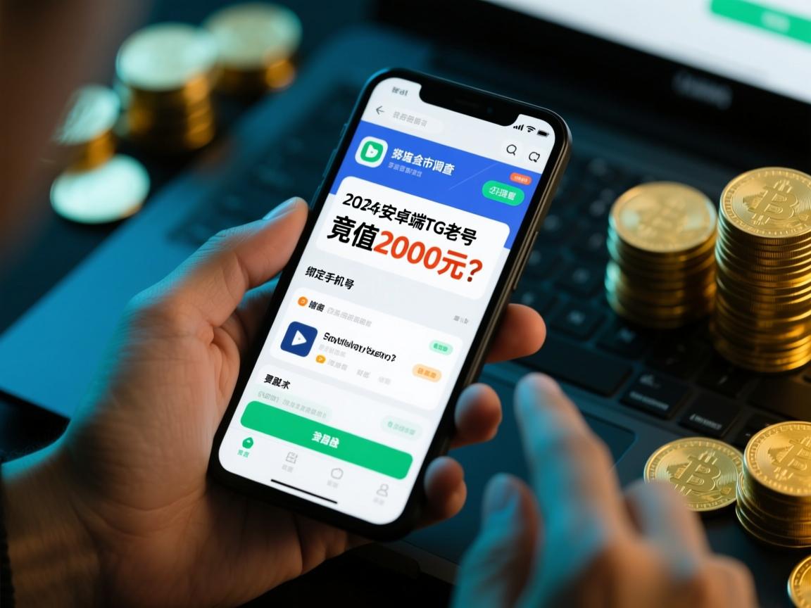 2024年安卓端TG老号交易黑市调查,一个绑定手机号竟值2000元?