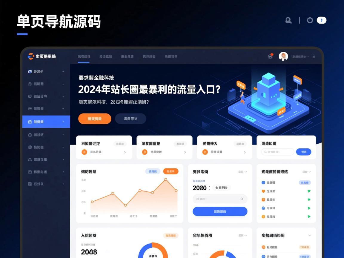 单页导航源码,2024年站长圈最暴利的流量入口?