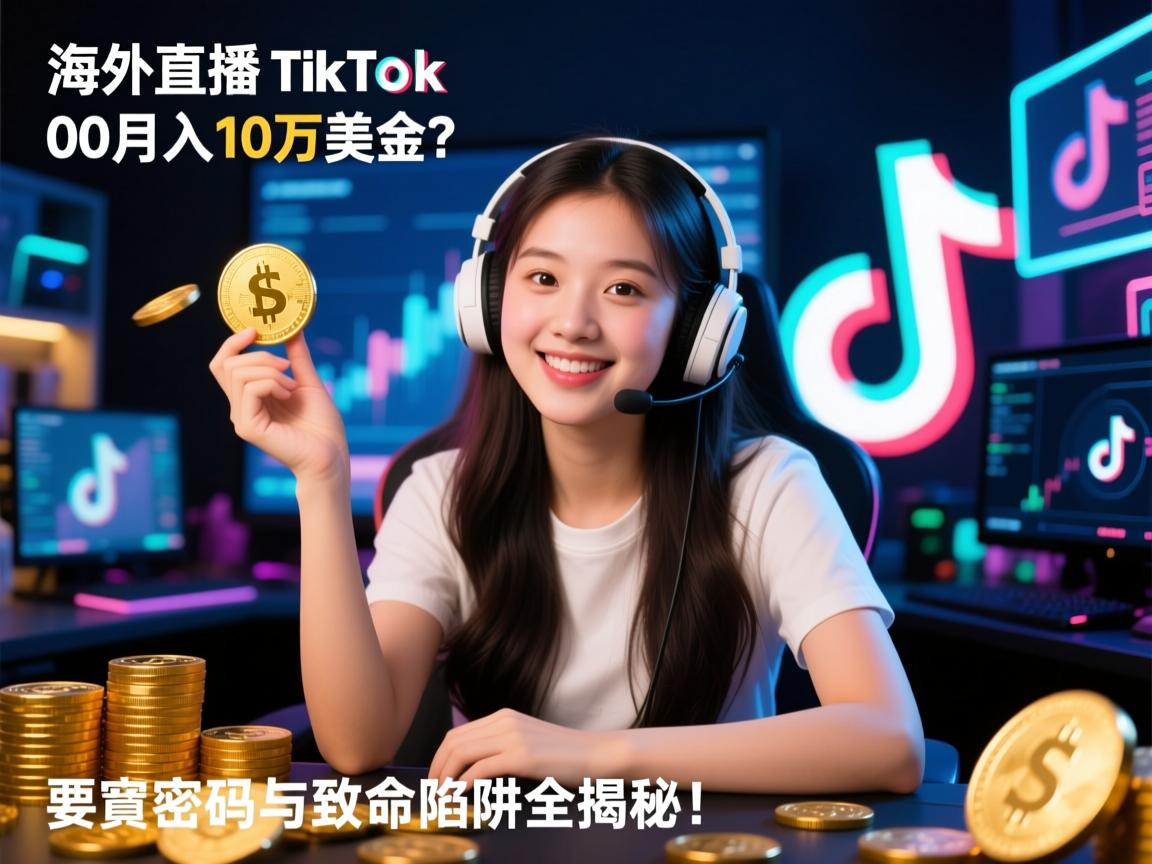 海外直播TikTok,00后月入10万美金?暴富密码与致命陷阱全揭秘!