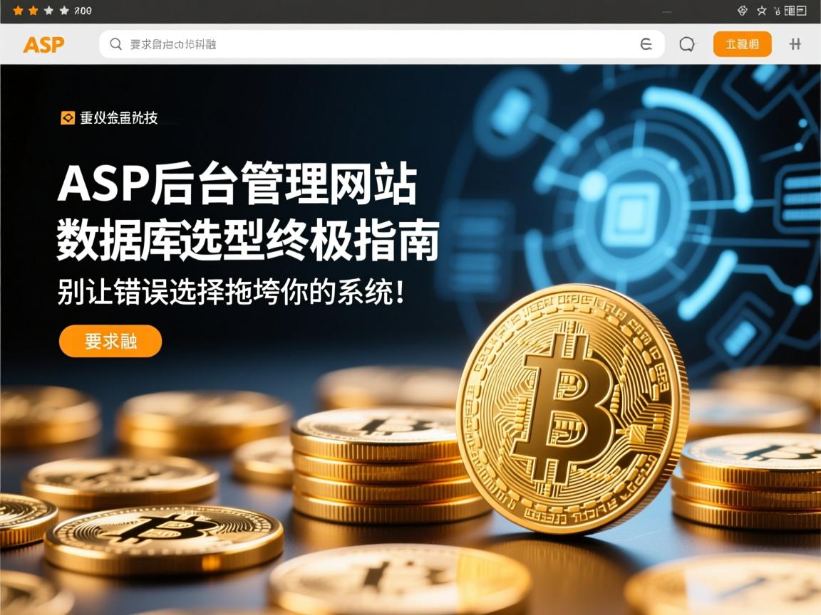 ASP后台管理网站数据库选型终极指南,别让错误选择拖垮你的系统!