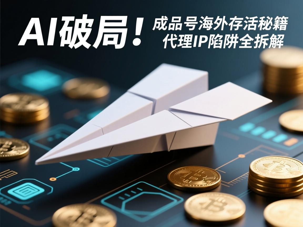 AI破局！纸飞机成品号海外存活秘籍，代理IP陷阱全拆解