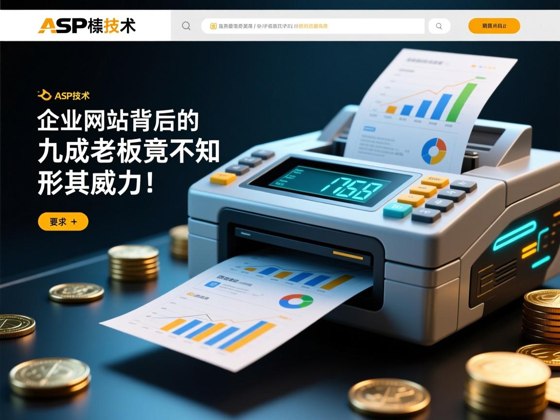 ASP技术，企业网站背后的隐形印钞机，九成老板竟不知其威力！