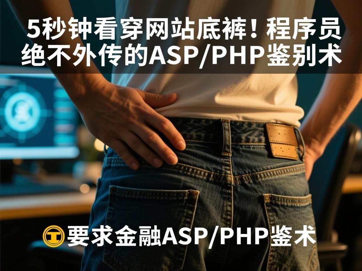 5秒看穿网站底裤！程序员绝不外传的ASP/PHP鉴别术