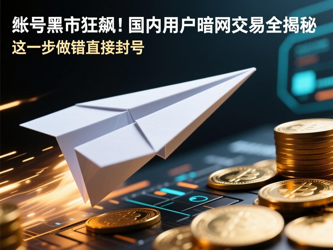 纸飞机账号黑市狂飙!国内用户暗网交易全揭秘,这一步做错直接封号