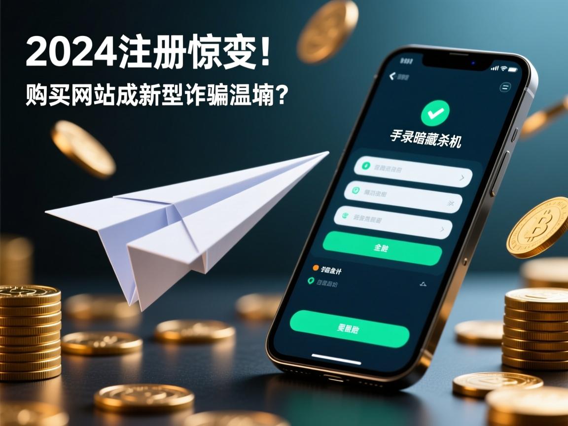 2024纸飞机注册惊变!手机登录暗藏杀机,购买网站成新型诈骗温床?