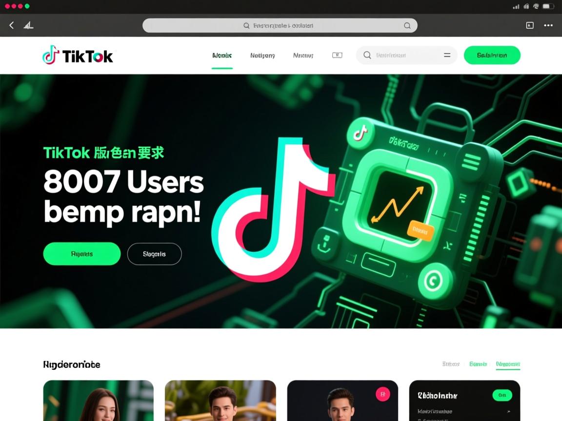 TikTok绿色版网站，800万用户背后的致命陷阱！