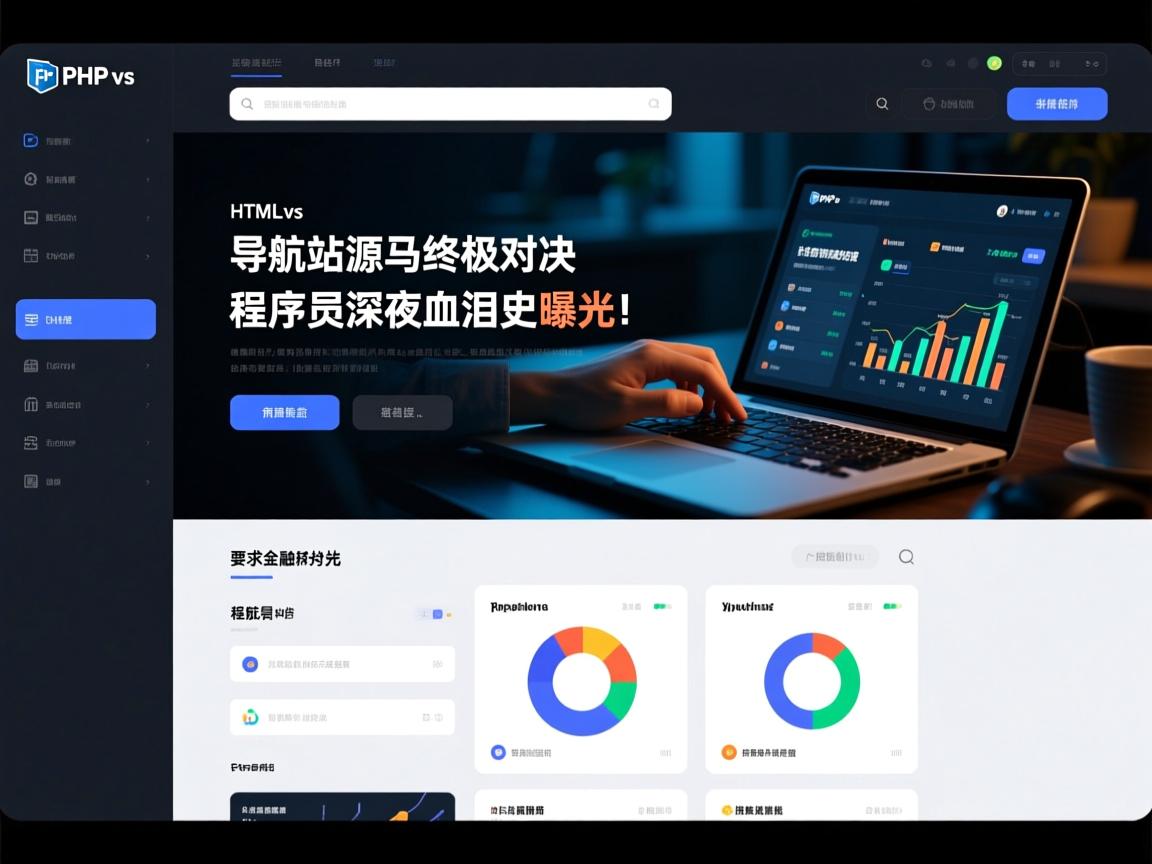 PHP vs HTML导航站源码终极对决，程序员深夜血泪史曝光！