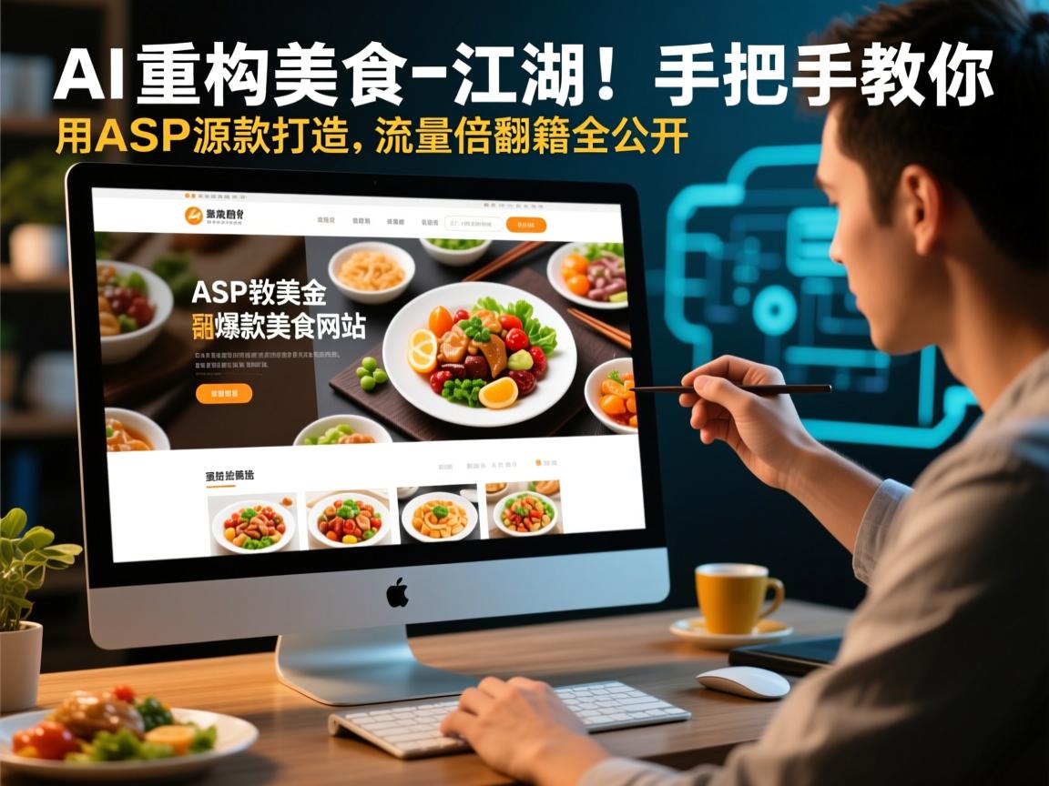 AI重构美食江湖！手把手教你用ASP源码打造爆款美食网站，流量翻倍秘籍全公开