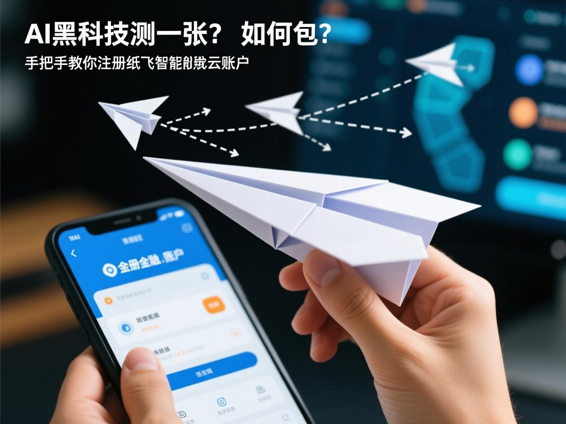 AI折纸黑科技实测，一张纸如何飞出智能航线？手把手教你注册纸飞机云账户