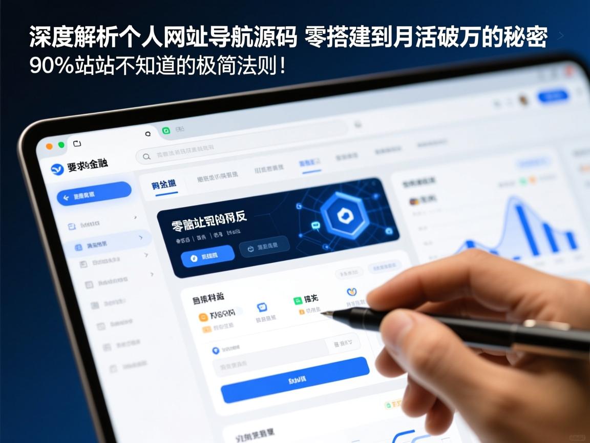 深度解析个人网址导航源码,从零搭建到月活破万的秘密,90%站长不知道的极简法则!