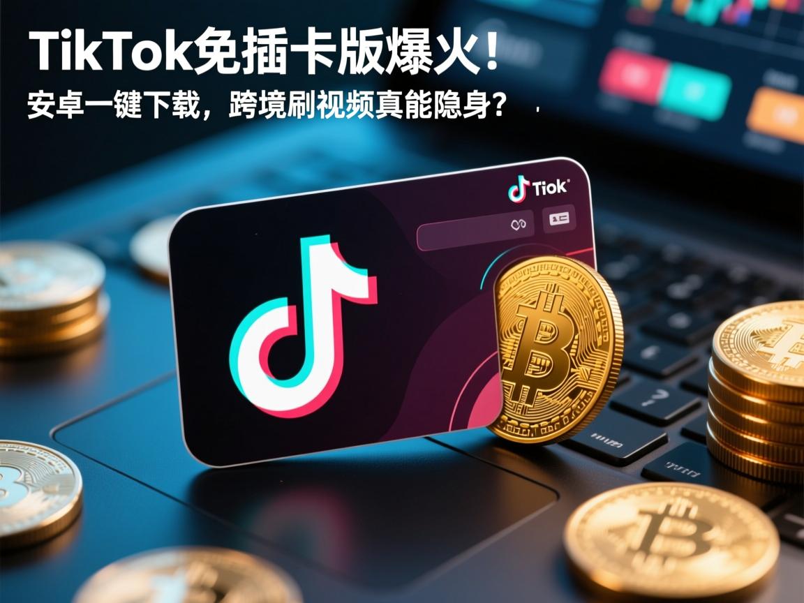 TikTok免插卡版爆火!安卓一键下载,跨境刷视频真能隐身?