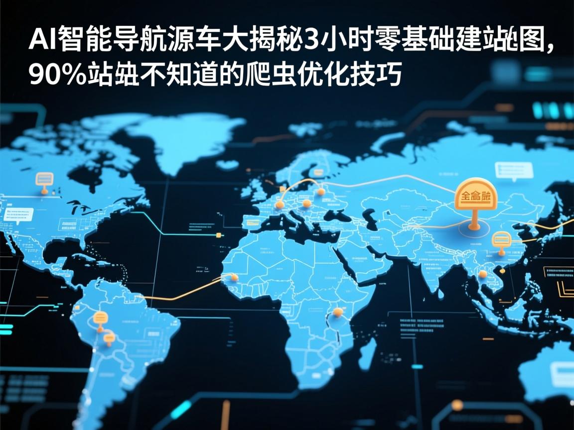 AI智能导航源码大揭秘,3小时零基础建站地图,90%站长不知道的爬虫优化技巧