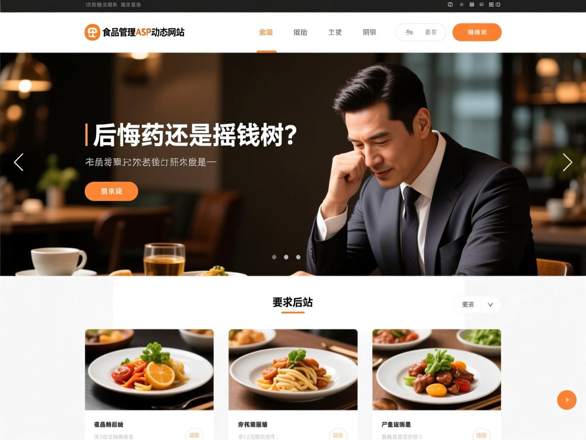食品管理ASP动态网站,餐饮老板的后悔药还是摇钱树?