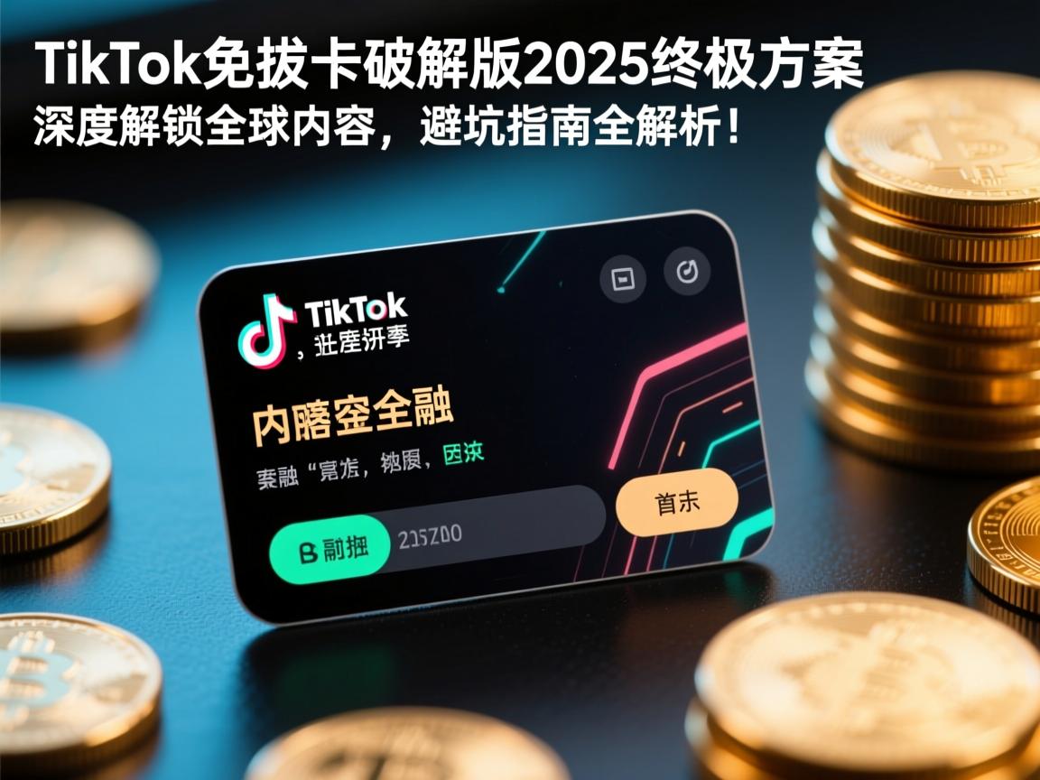 TikTok免拔卡破解版2025终极方案，深度解锁全球内容，避坑指南全解析！