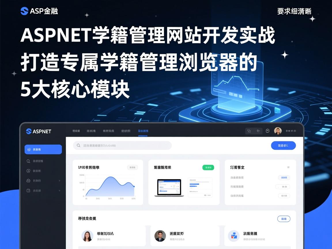 ASP.NET学籍管理网站开发实战,打造专属学籍管理浏览器的5大核心模块