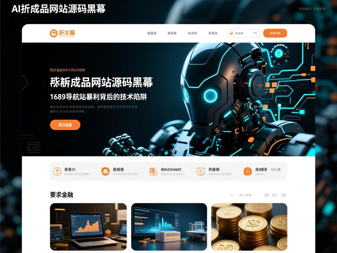AI拆解成品网站源码黑幕,1688导航站暴利背后的技术陷阱
