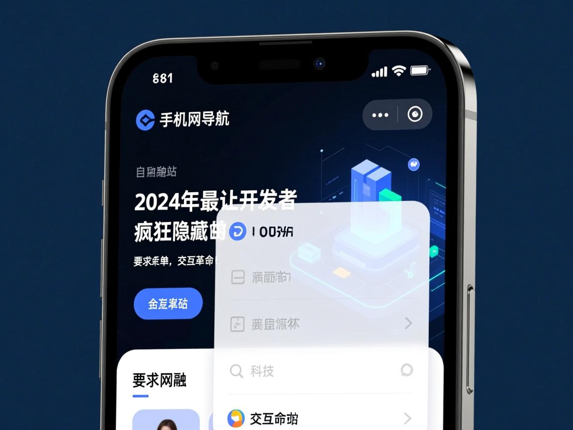 手机网站导航菜单自动隐藏源码,2024年最让开发者疯狂的交互革命!